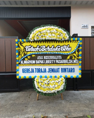 Papan Bunga Duka di Kalitekuk