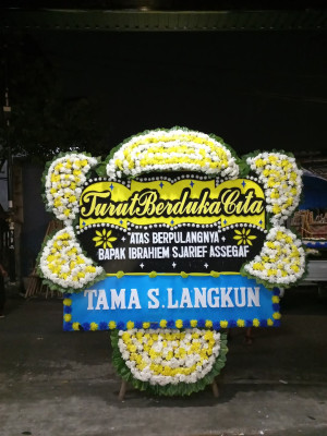 Papan Bunga Duka di Kalitekuk